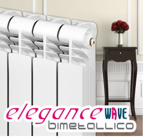 Радиатор биметалл. Elegance Wave Bimetallico 500